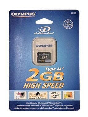 Olympus 2GB xD-Picture Card Type M+ High Speed New Sealed